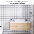 thumbnail image 3 of Ruiboury PET Bathroom Floor Room Bathroom Tile Waterproofing For Self-adhesive Tile Bathroom For Living Sticker Bathroom type+2, 3 of 6