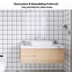 thumbnail image 2 of Matsuzay Pegatina para baño de mascotas, pegatina para sala de estar, azulejo de mármol para baño, cocina, autoadhesivo, pegatina para Decoración del hogar tipo+1, 2 of 6