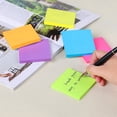 thumbnail image 3 of Heluo.Zu 24 Pads Sticky Notes 3x3,Self-Stick Mini Notepad 74 Sheet/Pad Total 1776 Sheets,Bright, 3 of 9