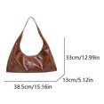thumbnail image 2 of Bolso Transporte Suave Mano A La para Axila Hombro PU Mujer Al Aire Libre Con Cierre Gran Capacidad, 2 of 9