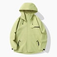 thumbnail image 6 of StSilkitty Rain Jacket for Men Windbreaker Waterproof Hooded Jacket Coat with Pockets Full Zip up Long Sleeve Raincoat, 6 of 9
