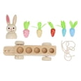 thumbnail image 2 of Coche de juguete a juego con rábano para niños pequeños, Coche a juego con rábanos para niños pequeños, juguetes educativos de madera para coches de zanahoria, juguetes educativos de madera el, 2 of 9