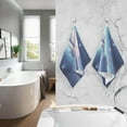 thumbnail image 6 of SKYSONIC Bathroom Hand Towels Set of 2 Mirror Lake Sky Print, Cotton Bath Towels Thin Water Absorbent Lightweight Quickdry for Bathroom Ktichen Travel Gym, 16"×28", 6 of 7