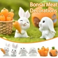 thumbnail image 4 of Wovilon Centerpiece Table Decorations Table Decorations For Living Room Small Animal Cute Rabbit Gardening Succulentss Resin Decorative Ornaments, 4 of 4