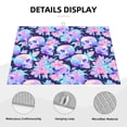 thumbnail image 3 of Honeii pinkk flower crystal Skull print Super Absorbent Coffee Bar Mat Hide Stain Coffee Maker Mat for Countertops Coffee Pot Dish Drying Mat for Kitchen Counter, 3 of 7