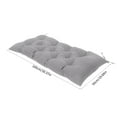 thumbnail image 3 of WNEXOPE Waterproof Lounger Seat Cushions Outdoor Loveseat Bench Seat Pads Tufted Bench Cushion (39.4 X 19.7 Inch, Gray), 3 of 6