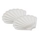thumbnail image 1 of 2PCS Jabonera de Silicona con Desagüe - Antideslizante para Baño - Blanco/Gris, 1 of 4