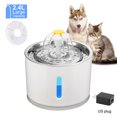 thumbnail image 1 of Fuente De Agua Filtración Reemplazable Fuente De Agua Automática Para Gatos Carbón Activado Silencioso Fuente De Agua De 2.4L Cable Usb Vogacara PT001566-01, 1 of 6