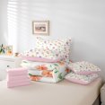 thumbnail image 6 of Castle Fairy Girls Colorful Flowers Twin Bedding Sets,Spring Garden Bedding Comforter Set, 6 of 8