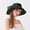 Black #2, variant on Fascinators Hats for Women Elegant Flower Organza Fancy Hat Wedding Tea Party Hat Wide Brim Sun Hat