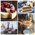 thumbnail image 3 of Transemion 4pieces Non-Toxic Bakeware Board For Safe And Clean Baking Easy To Clean Cake Turntable Board, 3 of 6