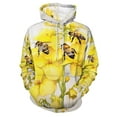 thumbnail image 3 of Honey Bees That Collect Nectar Hoodies Classic Oversized Pullover Hoodie Female Long Sleeve Pretty Graphic Casual Hooded Sweatshirts, 3 of 5