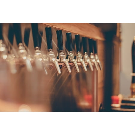 - Canvas Print Tap Brewery Bar Beer Brew Beer Tap Lager Pub Stretched Canvas 10 x 14
