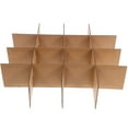 thumbnail image 2 of KAKOWELY Cardboard Box Divider Cardboard Packing Box Divider Glass Dish Cardboard Divider,13.19"X3.15"X0.39", 2 of 5