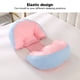 thumbnail image 3 of Almohada de Apoyo de Maternidad de Algodón Suave para Dormir de lado ANGGREK Almohada de Cuña Ergonómica Elástica para Embarazo Con Material de Algodón puro Multifuncional, 3 of 7