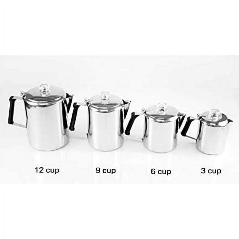 GSI Outdoors Glacier Stainless 6 Cup Percolator