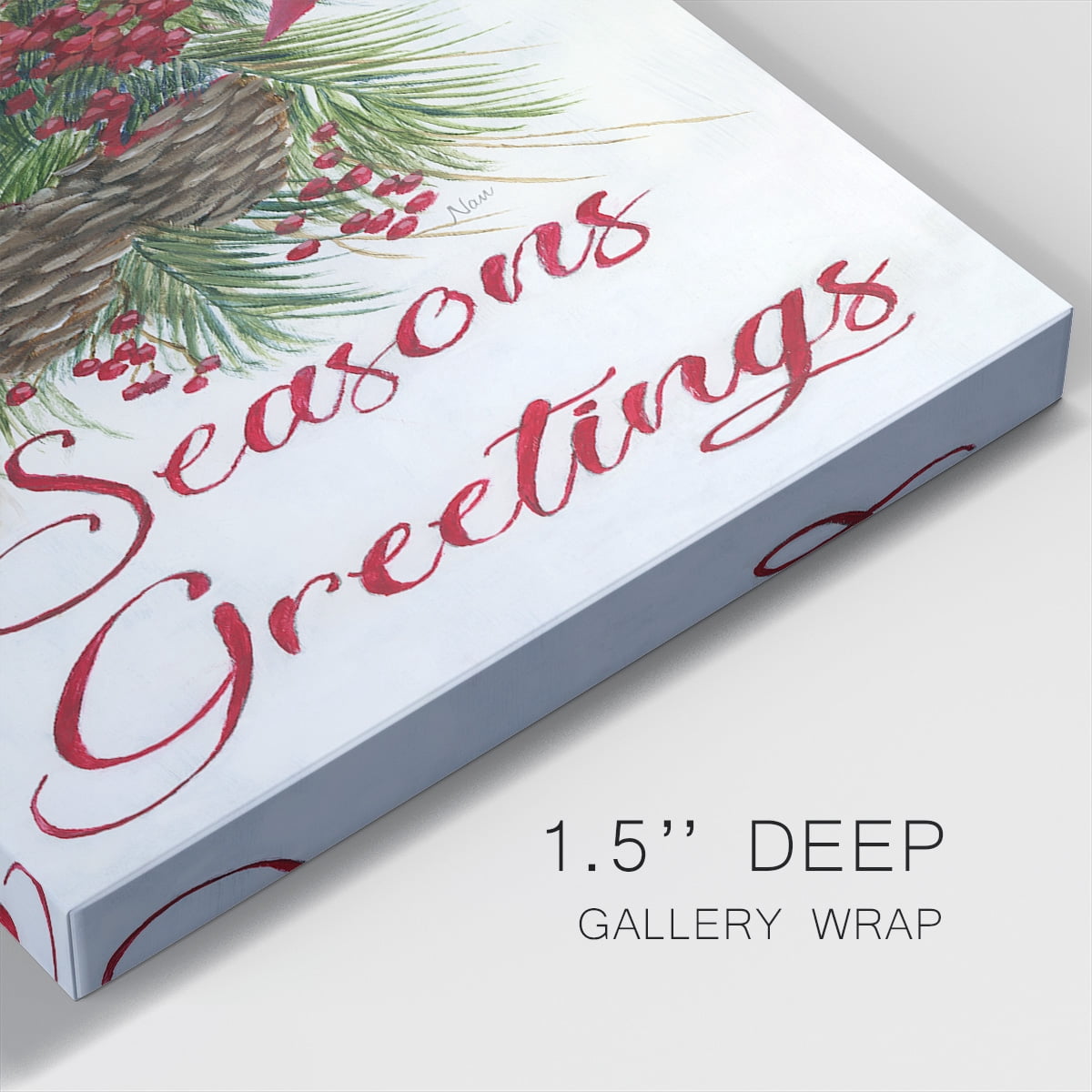 Seasons Greetings- Gallery Wrapped Canvas