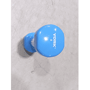 York Barbell Vinyl Fitbell, 5lb, Light Blue, for Fitness and Strength Training, Home Gym