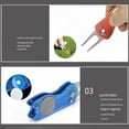 thumbnail image 5 of ENFOURCLASS Foldable 3-in-1 Divot Tool with Groove Cleaner & Ball Marker for Golf Training & Repair, 5 of 10