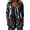 Black, variant on 3/4 Length Sleeve Womens Tops with Button Dressy Casual V Neck Summer Outfits Early Fall Fashion Spring Clothes