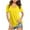 Yellow, variant on Clearance Sale! Women's Summer V Neck Short Sleeve Basic Plain Tee Casual T Shirt Black L Size