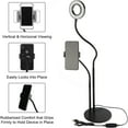 thumbnail image 3 of Selfie Ring Light with Cell Phone Holder Stand for Live Stream/Makeup Mini LED Camera Lighting with Flexible Arms Compatible with /Android, 3 of 10