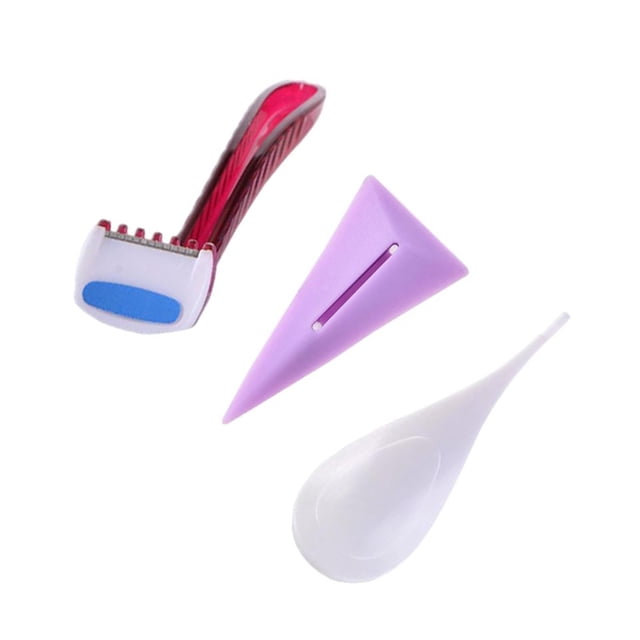 Maytalsory Shaver Shaping Tool for and Pubic Skin Hair Triangle 1Set