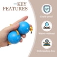 thumbnail image 4 of Uxcell Instruments de Percussion à Main Shaker Kashaka Rythmique Africain, Adaptés pour Mariage Bleu, 4 of 7