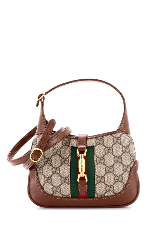 Pre-Owned Jackie 1961 Hobo GG Coated Canvas Mini By Rebag