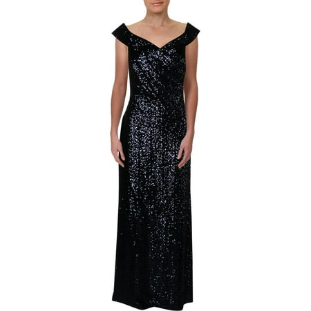 ralph lauren navy evening gown
