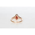 thumbnail image 2 of Marquise Garnet Engagement Ring 14K Gold 12X6mm Gemstone Wedding Promise January Birthstone Anniversary Birthday Gift, 2 of 4