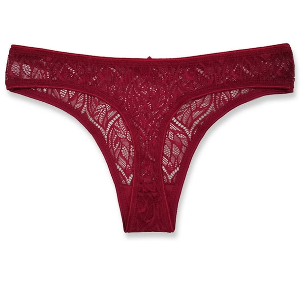 Bragas Sexy De Encaje No Elástico (Negro/Blanco/Verde Claro/Rosa/Rojo/Azul)pangjing