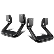 DNA Motoring Pair Aluminum Side Assist Steps for Chevy GMC Ford Dodge Pickup Truck, Silverado Frame Mount Bars Rails