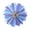 purple, blue, silver, variant on Ardeola - The Comet - 23.5 in Wall Clock, Organic Multicolor Laser Cut Plywood
