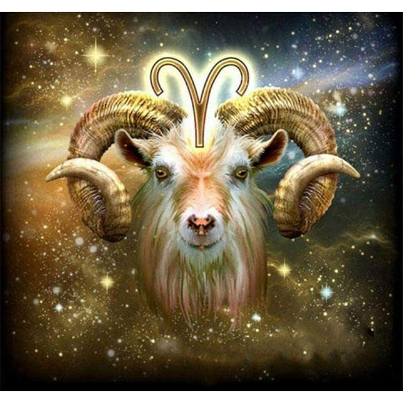 5D Diamond Painting Full Drill Kits, Yeesam Art Zodiac Signs DIY Round Diamond Art Mosaic Crafts Cross Stitch Kits 30x30cm