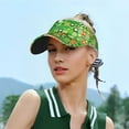thumbnail image 6 of Gaeub St Patrick's Day6 Sun Visor Hats with Empty Top and Adjustable, UV Protection for Golf Tennis Cycling Running, 6 of 8