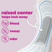 U by Kotex Balance Teen Ultra Thin Overnight Pads with Wings, 24 Ct