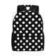 thumbnail image 1 of Fotbe Black and White Polka Dot Mochila de Viaje para Laptop, Mochila Ejecutiva Delgada y Resistente 15.6", 1 of 8