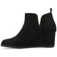 thumbnail image 3 of Journee Womens Mylee Pull On Wedge Booties, Widths Available, 3 of 9