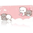 thumbnail image 1 of Cute Desk Mat Kawaii Mousepad Anime Aesthetics Desk Pad XXL Cute Checke and Mouse Pad Computer Keyboard Mat Office Desk Pad Protector .;X.;, 1 of 7