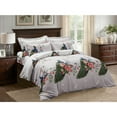 thumbnail image 3 of Duvet Cover Set, King Size Pictorial Bedding, - Peacock Dm706K, 3 of 4