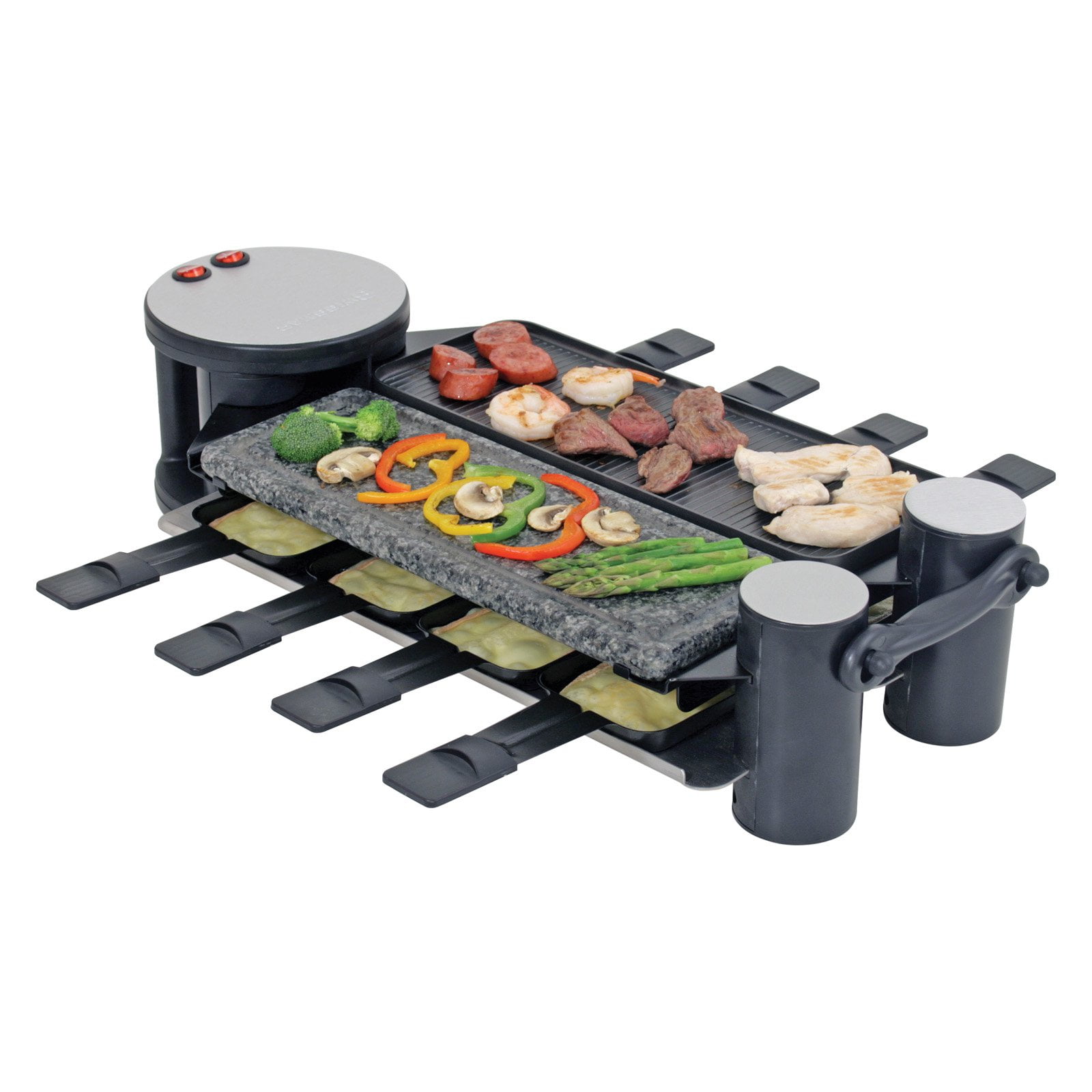 Swivel Raclette 8 Person Party Grill