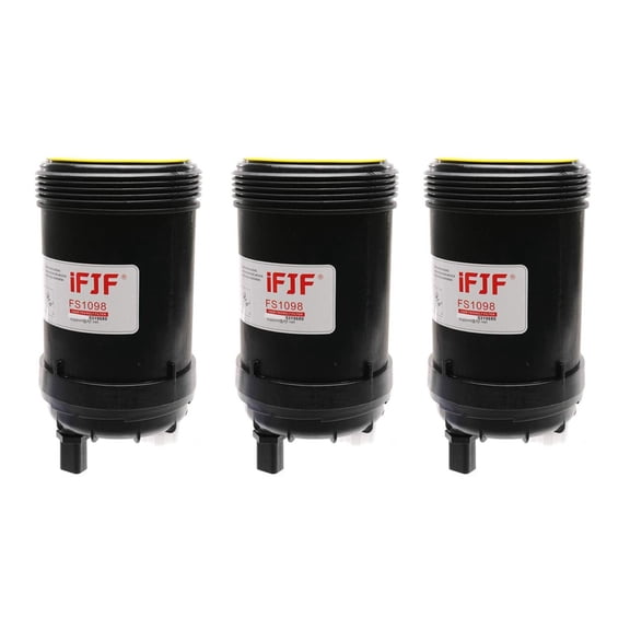 iFJF 3Pcs FS1098 Fuel Filter/Water Separator with PCV Valve Replacement for B6.7 ISB6.7/QSB6.7 ISL8.9 L9 Series Diesel Engines for 5308722 5319680