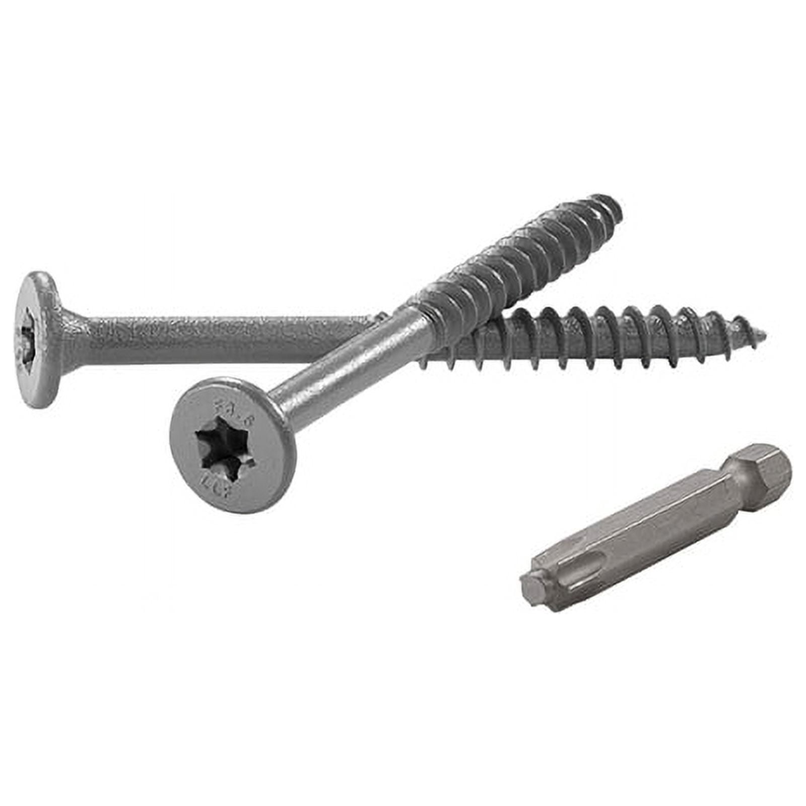 FastenMaster 5012560 No.14 x 5 in. Ledgerlok Star Flat Head Steel Structural Screws - Pack of 50