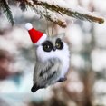 thumbnail image 4 of Sentmoon Simulation Owl Christmas Gift Gifts Christmas Tree Decoration Hanging Objects Christmas Decorations Black and Friday Deals 2024 Black_Friday Deals 2024, 4 of 7