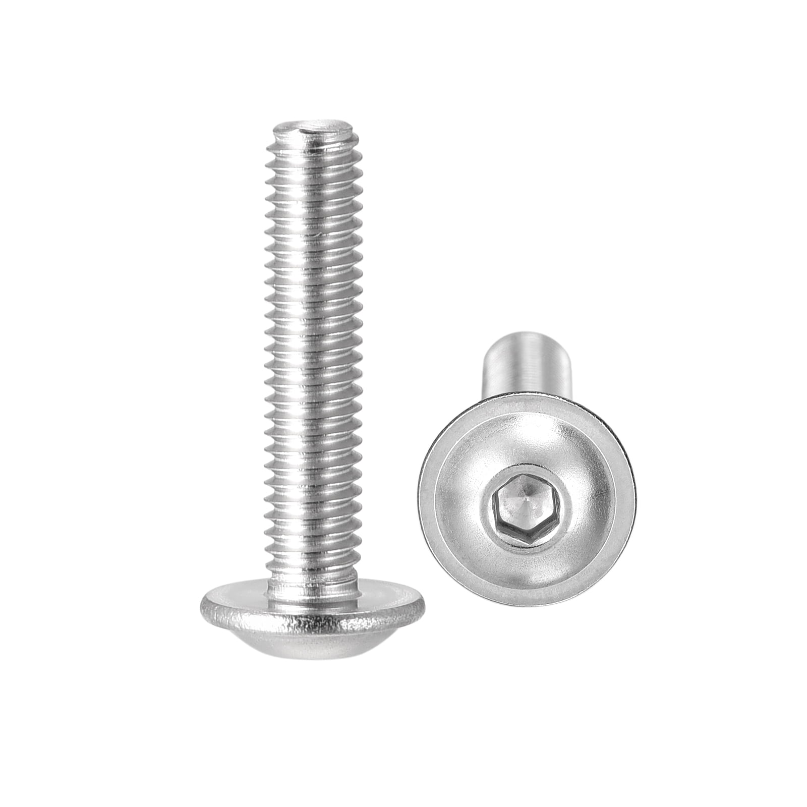 M10-1.5mm x 30mm Hex Tap Bolts 50-18-8 Stainless Steel Qty 