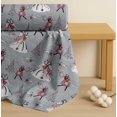 thumbnail image 4 of Soimoi Cotton Voile Fabric Dog,Women & Tree Christmas Decor Fabric Printed Yard 42 Inch Wide, 4 of 7