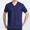 thumbnail image 2 of Mens Work Shirts Mens Crewneck T Shirts Mens Tee Shirts Casual Stylish Summer Cotton V Neck T Shirt Stretch Active Short Sleeve Moisture Wicking Undershirt 2025, 2 of 3