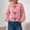 Pink womens long sleeve cardigan a1, variant on Womens Toggle Cardigan Sweater Open Front Drop Shoulder Cropped Knit Jacket with Ribbed Cuffs Fall Winter Casual Work Office Wear, Pink M