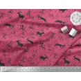 thumbnail image 3 of Soimoi polyester Crepe Fabric Reindeer,Tent & Human African Printed Fabric 1 Yard 52 Inch Wide, 3 of 3